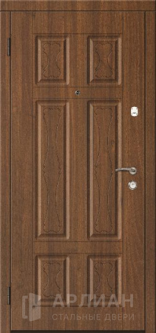 Фото №2 «Металлическая дверь для загородного дома темно-коричневая №8»