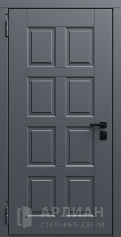 Фото №2 «Входная металлическая дверь со стеклопакетом и защитой №762»