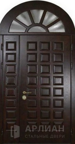 Фото «Парадная арочная дверь с верхней фрамугой №5»